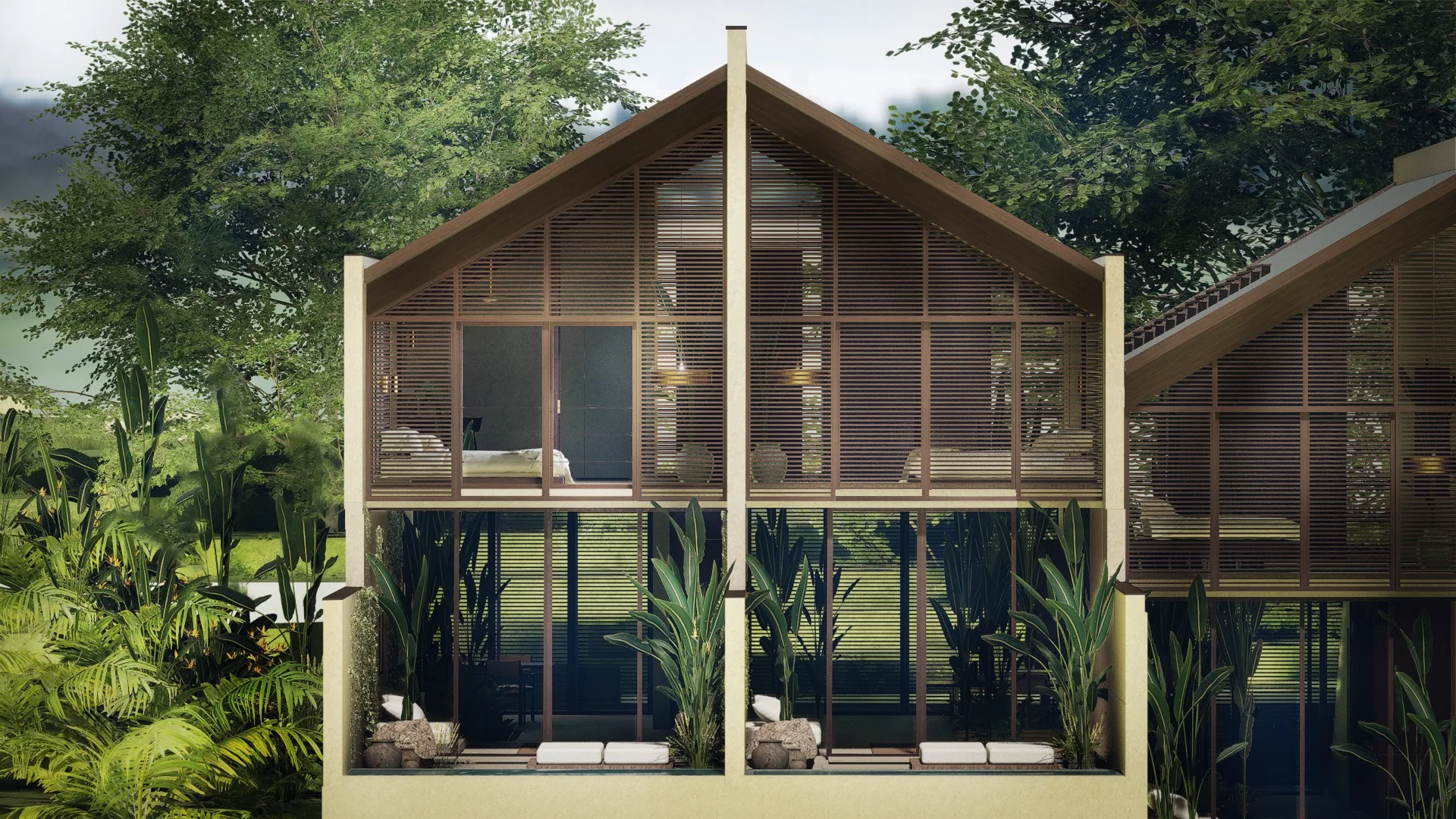 Modern Loft Villas with Rice Field Views in Pererenan for Sale