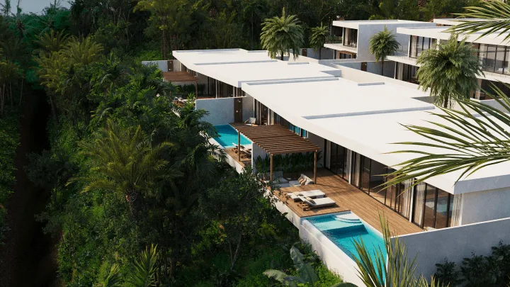 Elegant 2 Bedroom Riverfront Villas in Ubud for Sale