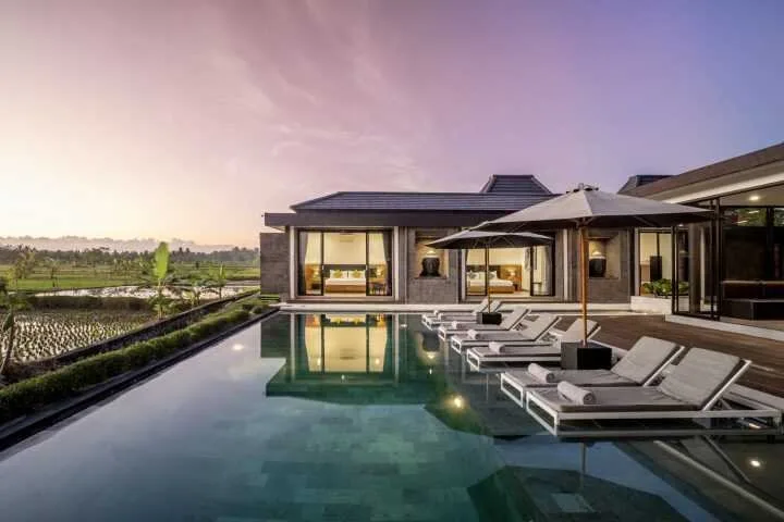 4-Bedroom Villa with Ricefield View in Ubud for Sale and Rent
