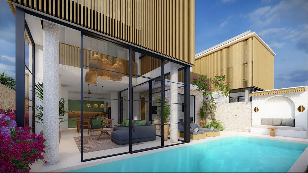 Modern 3 Bedrooms Villa in Canggu For Sale