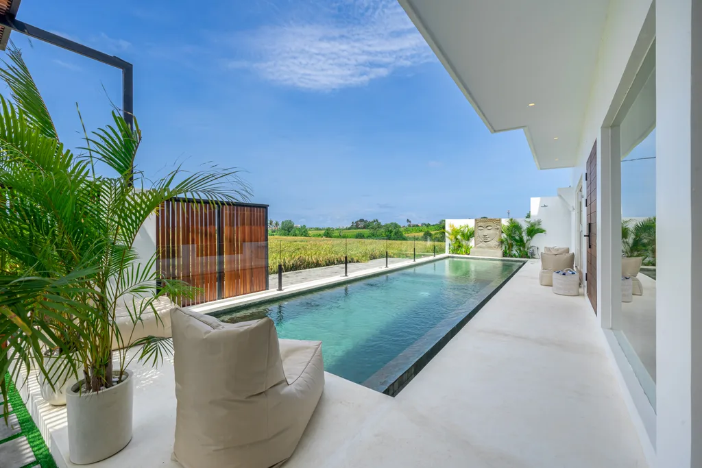 Villa with Panoramic Rice Field Views for Sale and Rent in Seseh — photo 2
