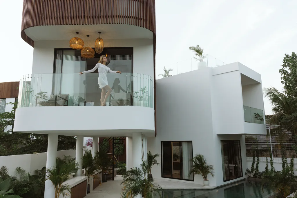 Riverside Villa with Ocean View for Lease in Pererenan — photo 4
