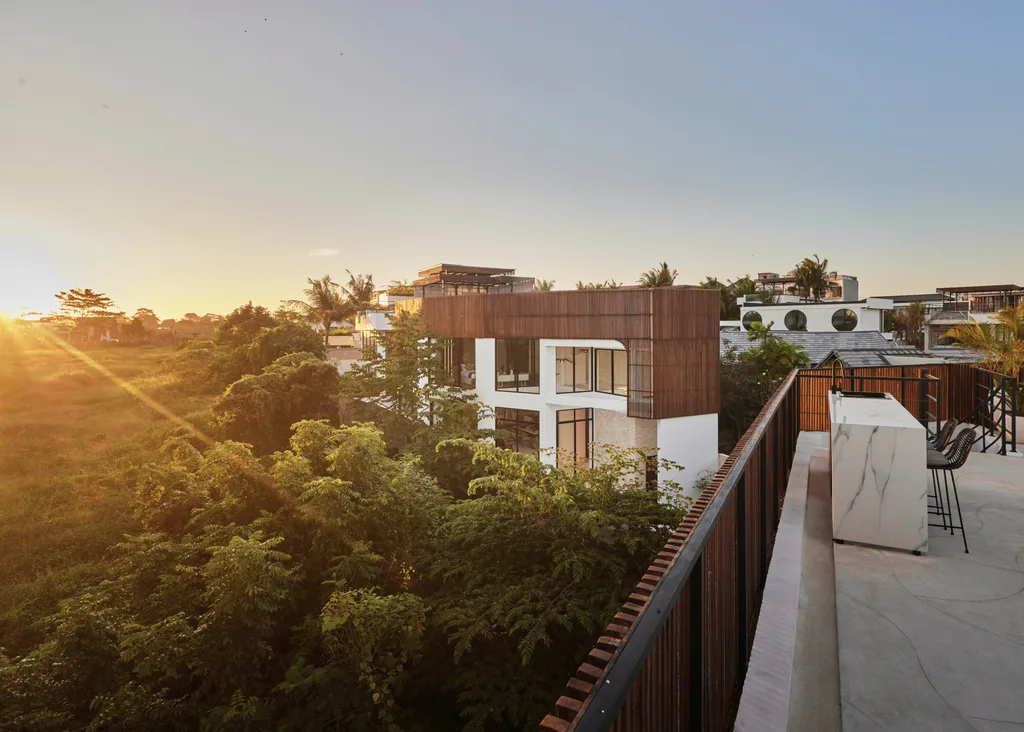 Riverside Villa with Ocean View for Lease in Pererenan