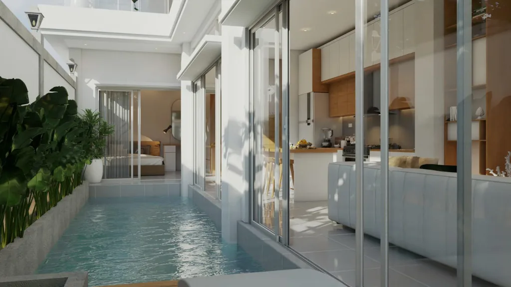 Modern Minimalist Villa in Tumbak Bayuh, Canggu for Sale — photo 2
