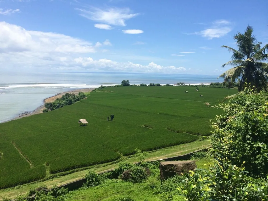 Cliff-Top Freehold Land in Medewi with Surf & River Views for Sale