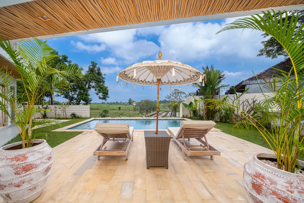 Modern Rice Field View Villa for Sale in Kaba-Kaba, Bali