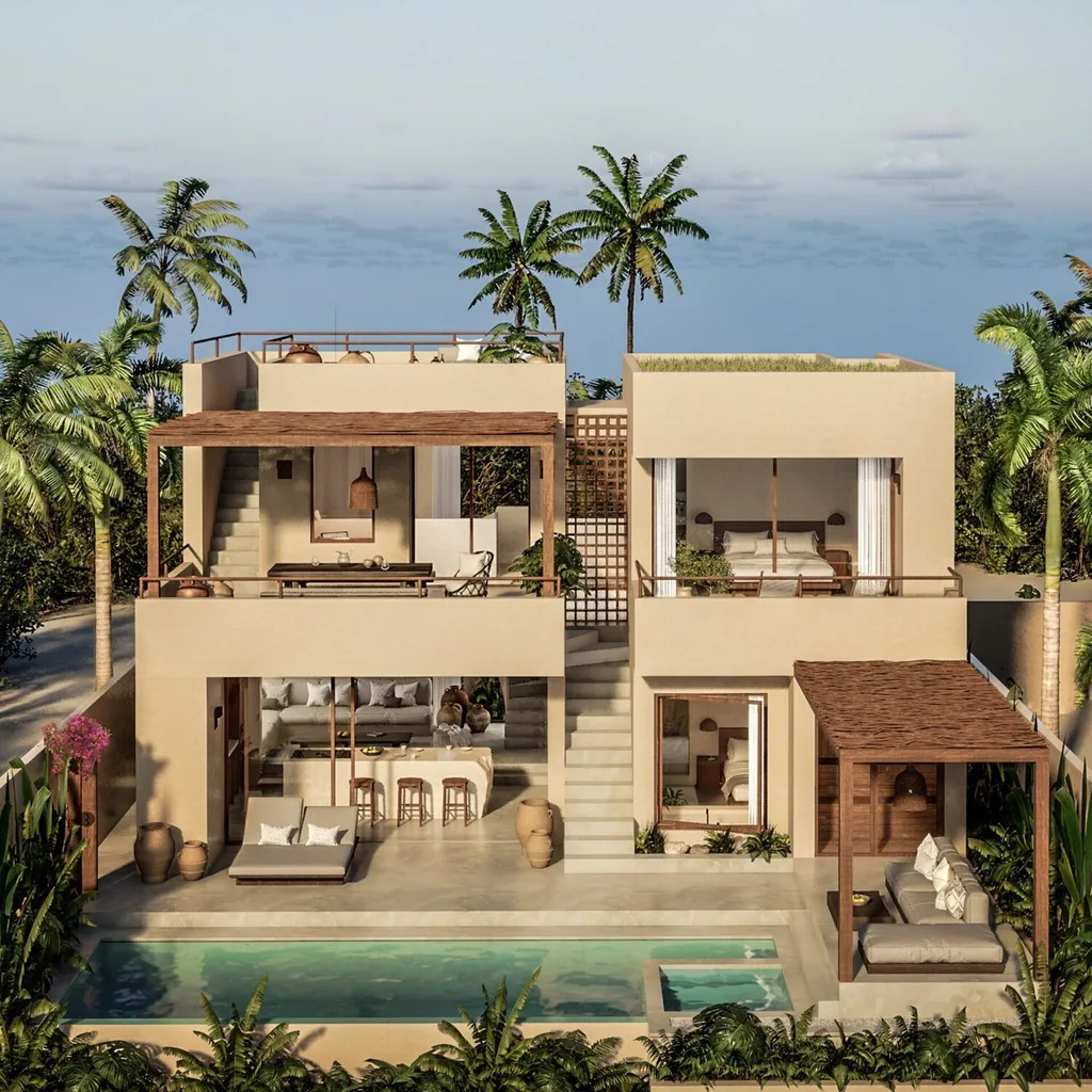 Tropical 2 Bedroom Villas in Balangan for Sale