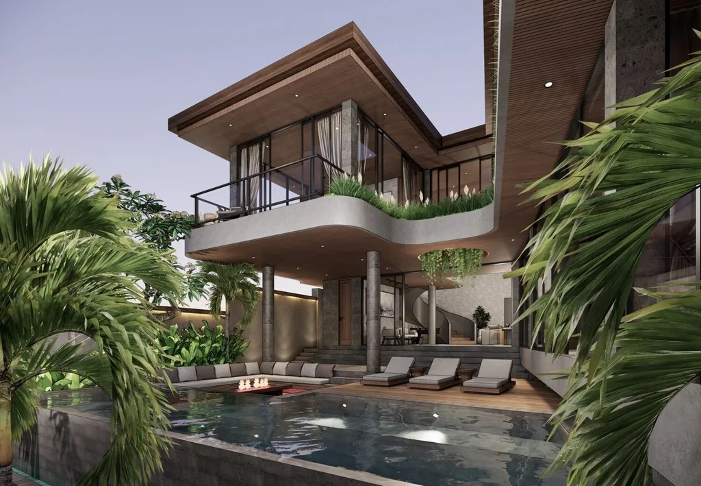 Elegant 3-Bedroom Contemporary Villa in Ubud
