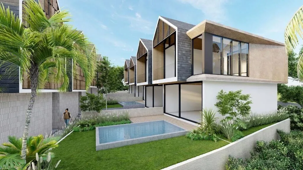 Tropical Style Townhouses in Buduk for Sale