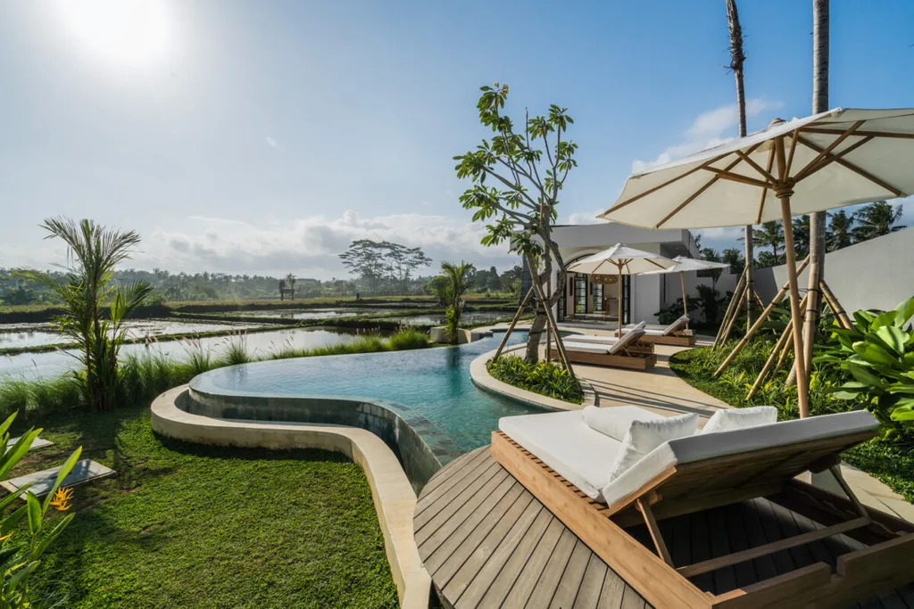 Elegant Modern Villa with Rice Field View in Mas, Ubud for Sale — photo 2
