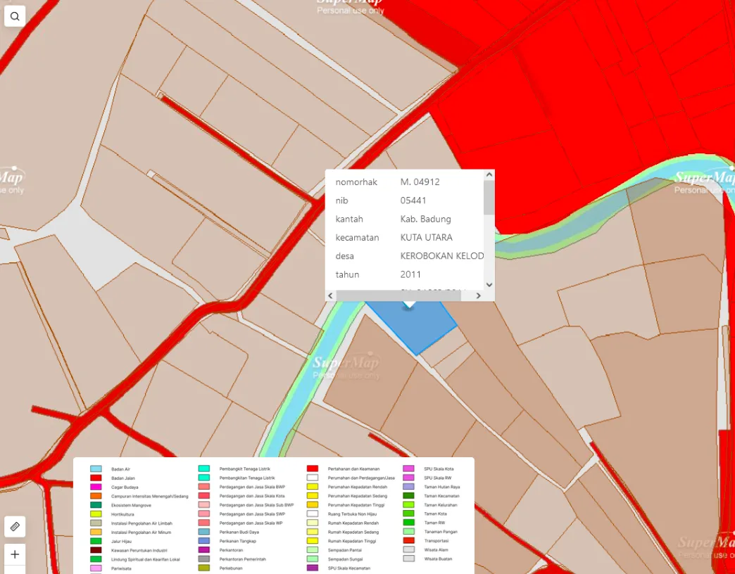 Pink Zone Land for Lease in Umalas
