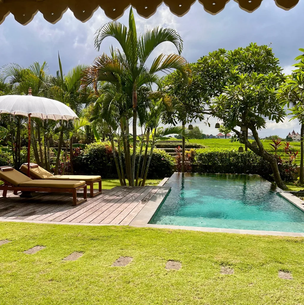 Rice field View Villa in Babakan for Sale — photo 2