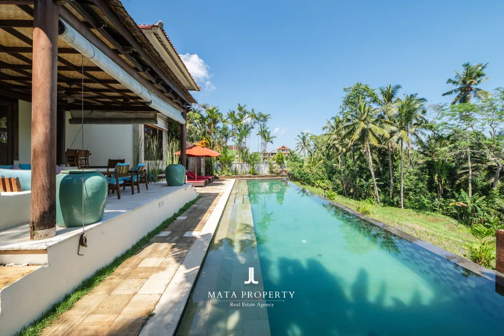 4-Bedroom Freehold Villa with Rice Field Views in Ubud for Sale — photo 2