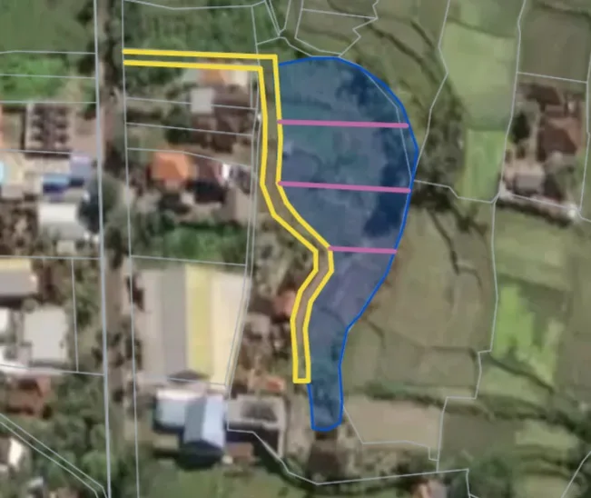 Prime, Small Pink Zone Land in Ubud with Rice Field Views for Sale - Golden Opportunity — photo 3
