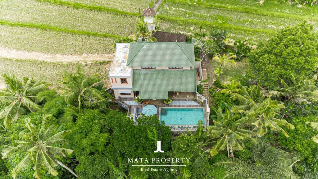 Luxury Jungle View Villa For Sale in Central Ubud with High ROI — photo 2