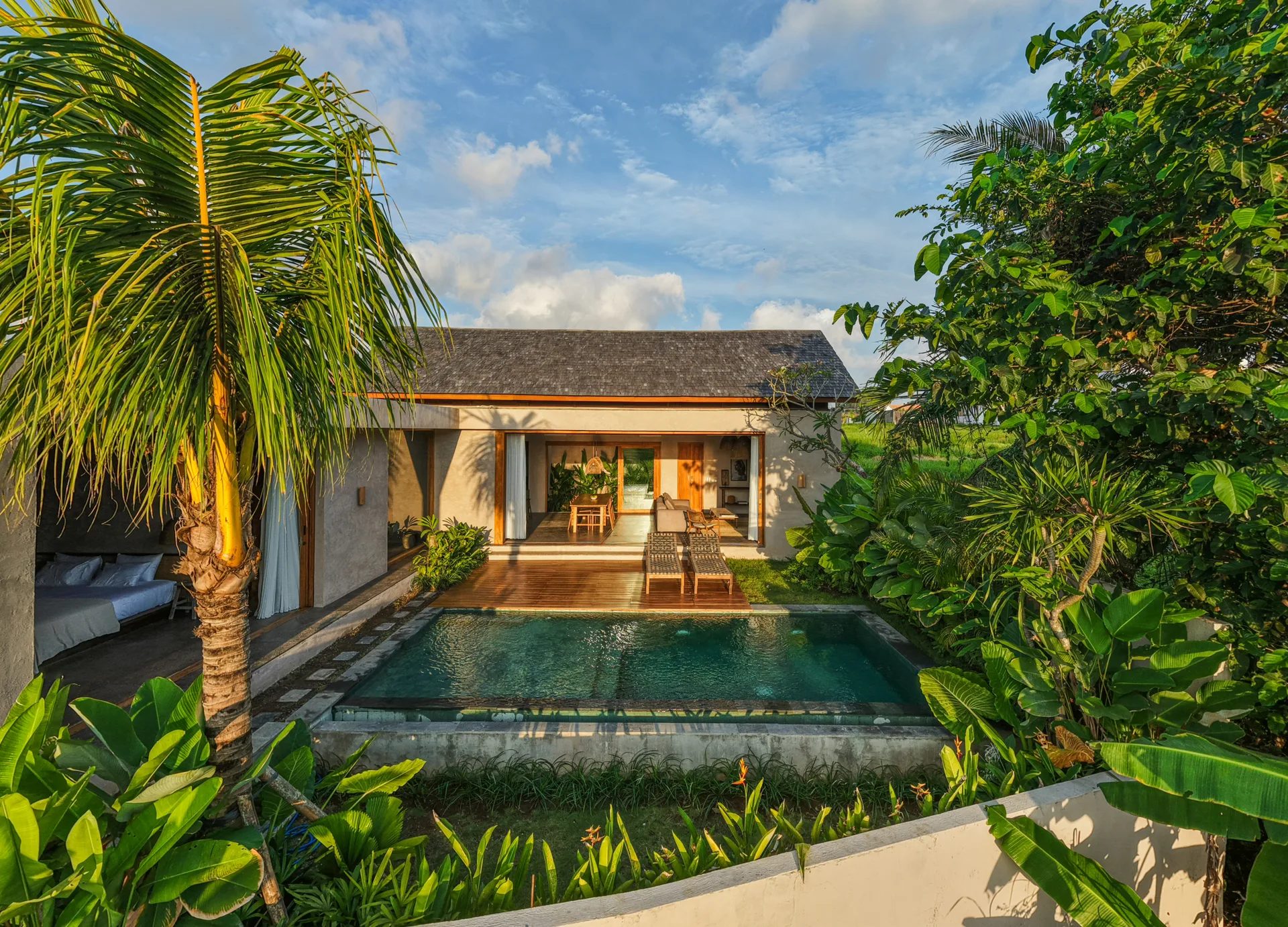 Beautiful 2-Bedroom Villas with Rice Field Views for Sale in Seseh