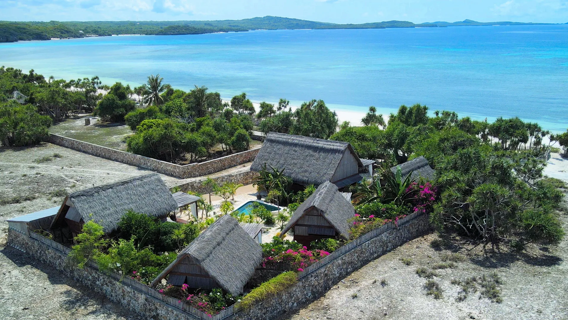 Beachfront Villa and Bungalows for Sale in Rote Island