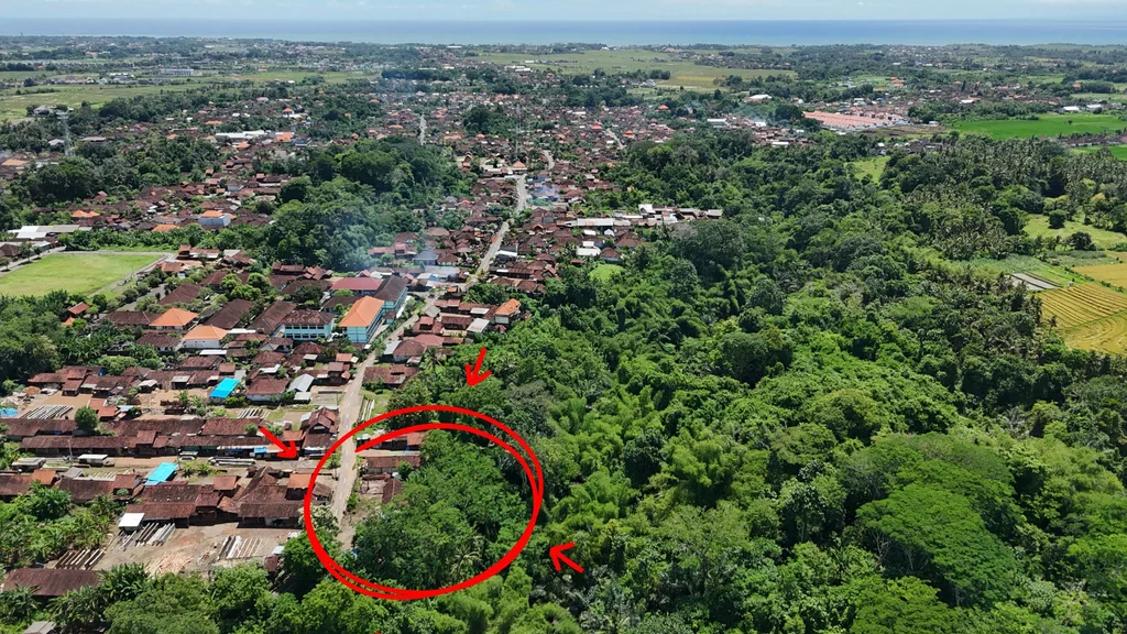 Riverbank Land for Sale in Kedungu with Jungle Views — photo 2