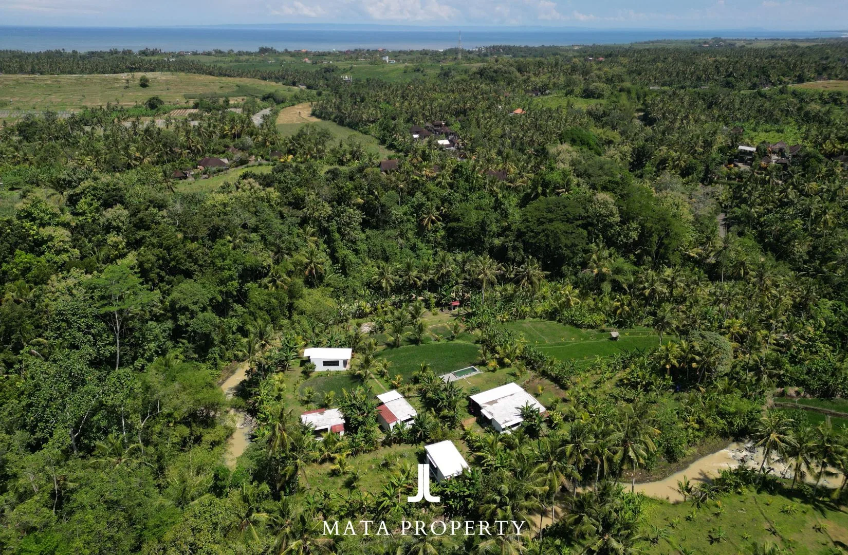 5,000 sqm Jungle and Ricefield Villas in Medewi for Sale