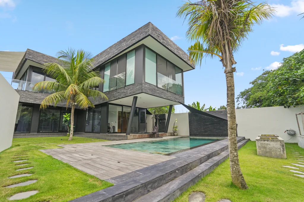 Luxury Modern Villa for Sale in Cemagi with Ocean and Rice Field Views