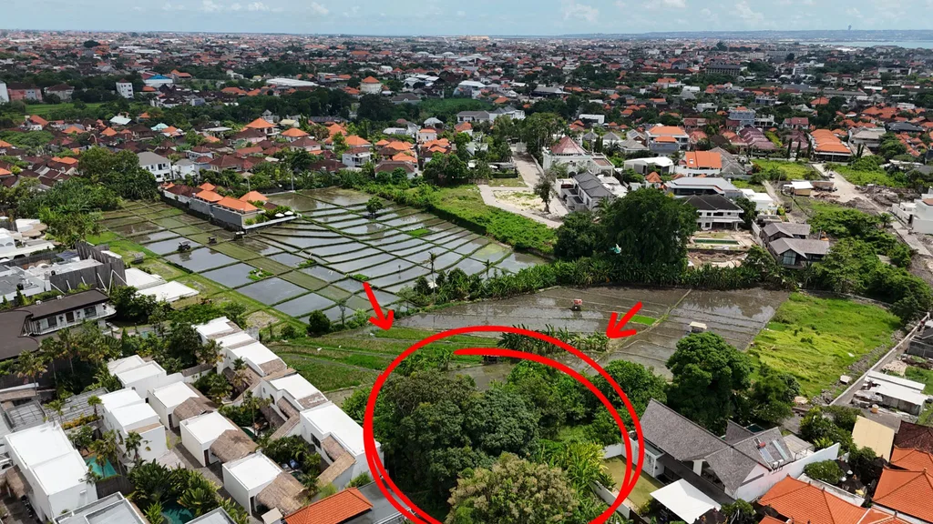 Leasehold Land For Sale in Umalas With Rice Field View — photo 2