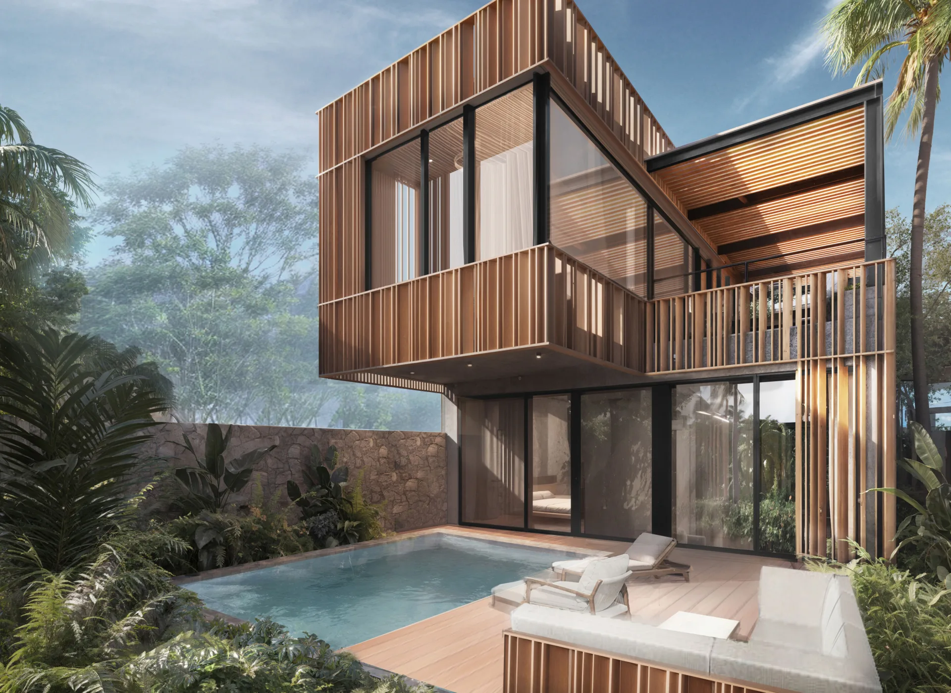 Freehold Villa in Tabanan with Rooftop Terrace