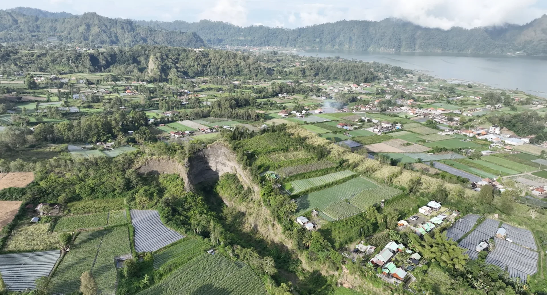 Land with Hot Spring Source and Views in Kintamani for Sale