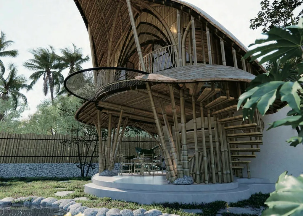 Bamboo Villa with Rice Field Views for Sale in Payangan — photo 3