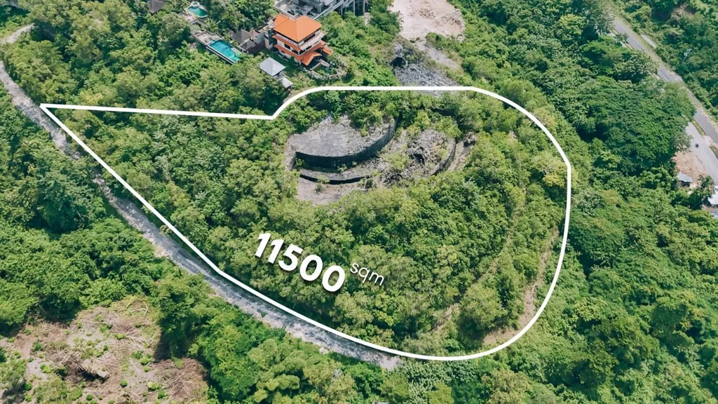 Freehold 11500sqm contoured land in Pandawa — photo 2