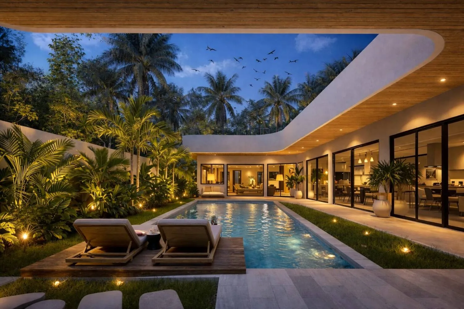 Mediterranean Style Contemporary Villa Complex
