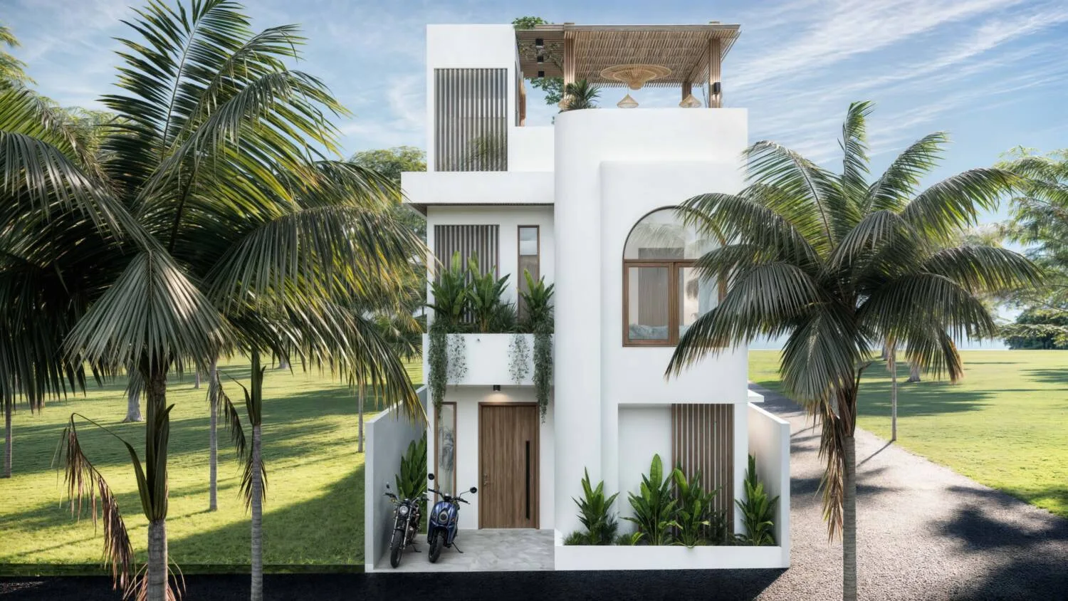 Modern Tropical 2 Bedroom Villa Near Balangan Beach