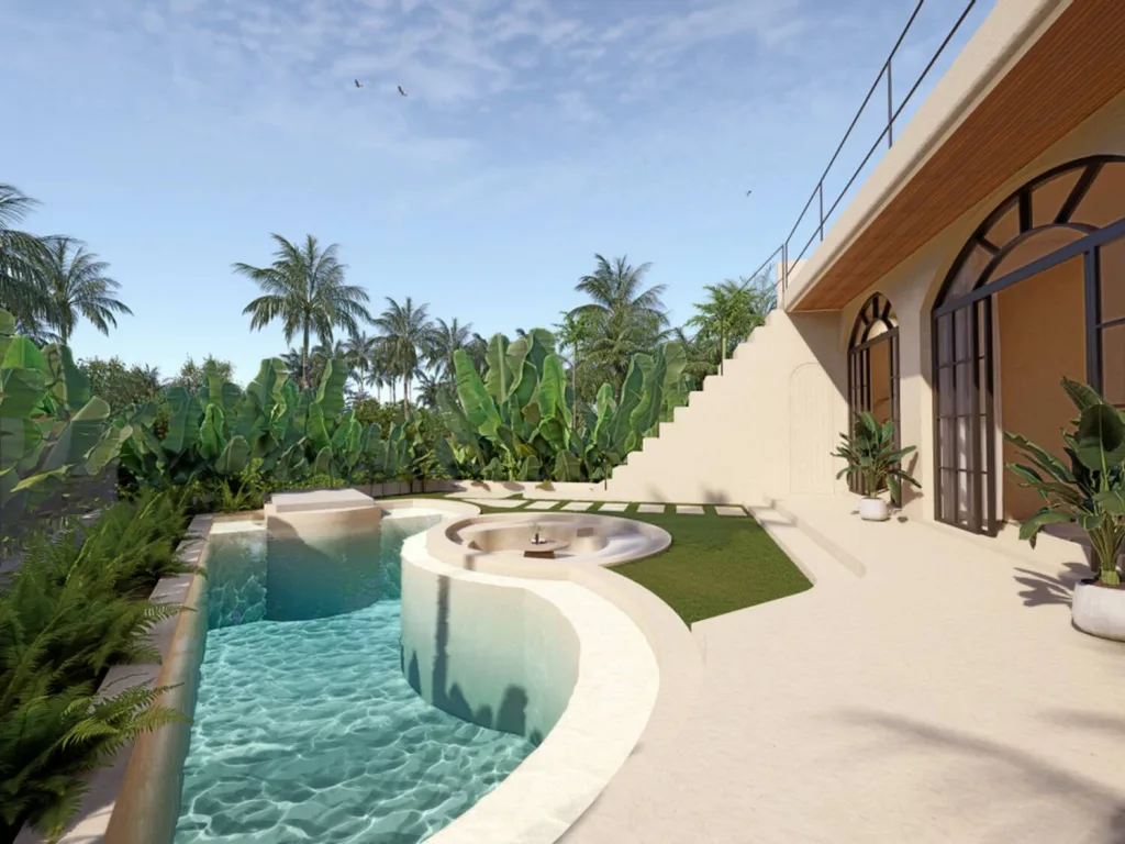 Mediterranean Jungle view villa Series in Balangan Bali — photo 2