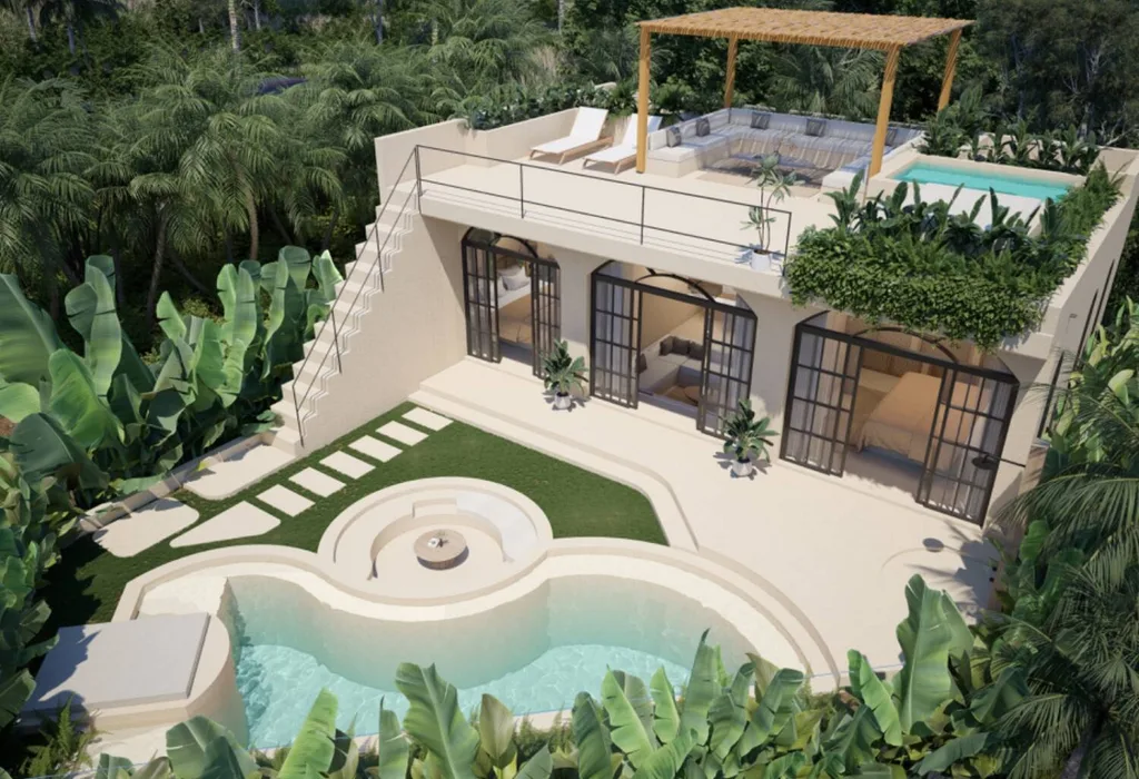 Mediterranean Jungle view villa Series in Balangan Bali