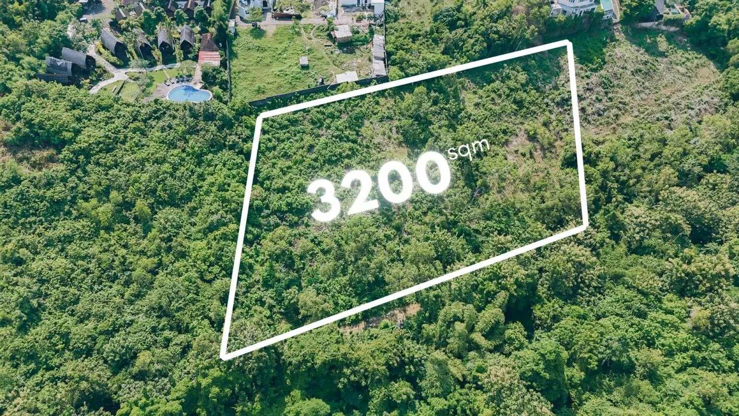 Leasehold 3200 sqm contoured land near GWK