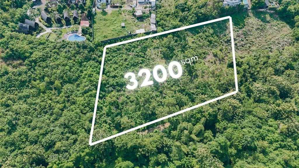 Leasehold 3200 sqm contoured land near GWK
