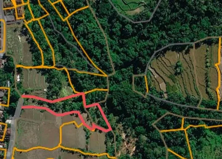 14 ARE Jungle and Rice Field Views Land in Tegalalang