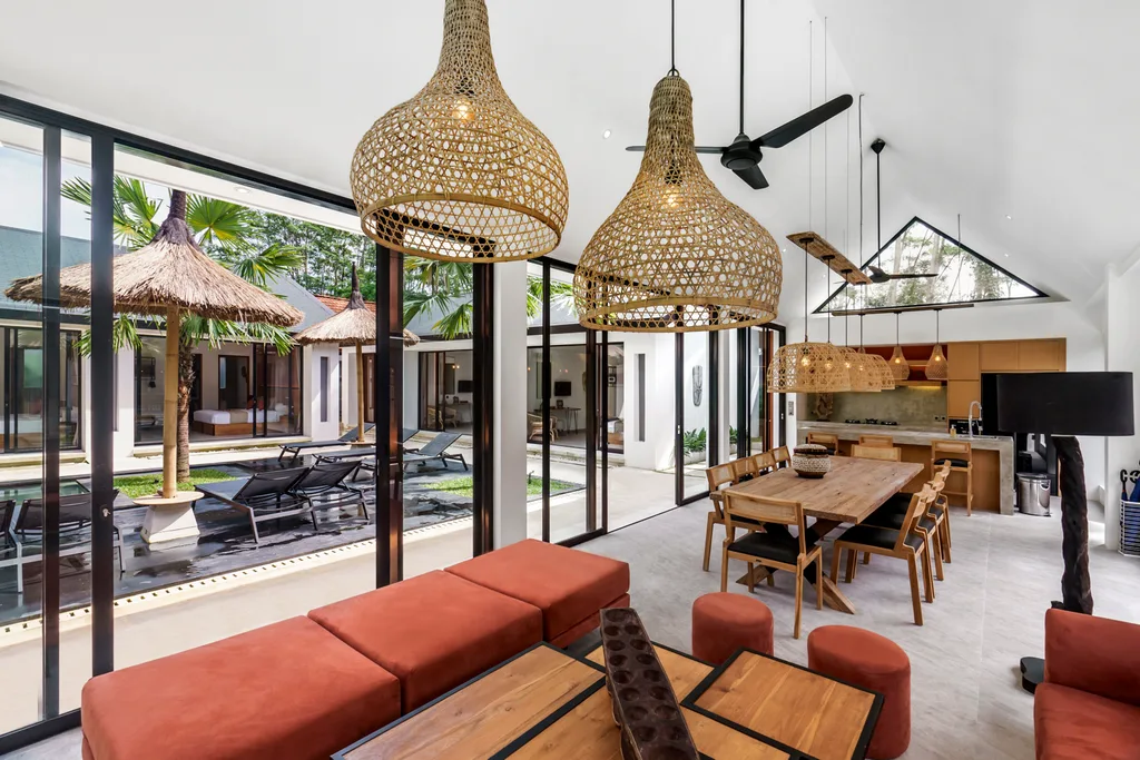 5 Bedroom Villa with Waterfall View in Ubud for Sale and Rent — photo 4