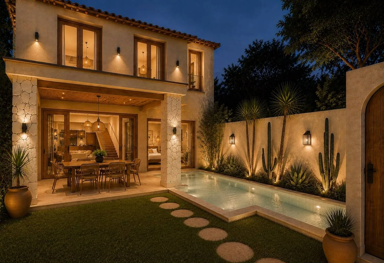 Beachside Mediterranean 3 Bedroom Villa for Sale in Padang Galak Sanur