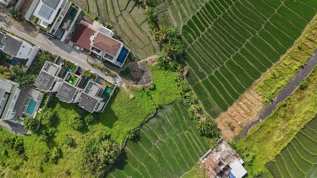 Freehold  Ricefield view Land 300 Meters from the Beach — photo 5