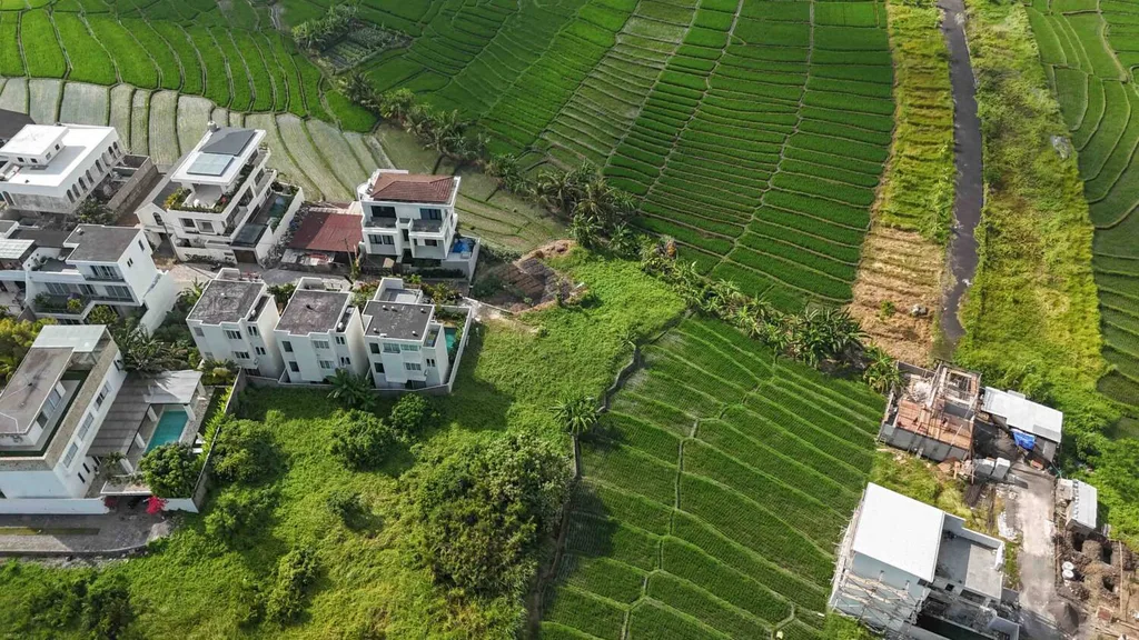 Freehold  Ricefield view Land 300 Meters from the Beach — photo 4