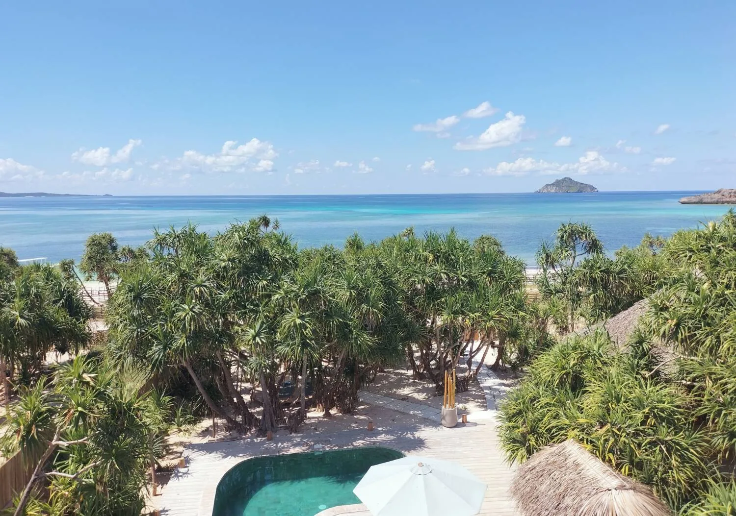 Rare Freehold Beachfront Villa in Rote Island with Direct Ocean Views