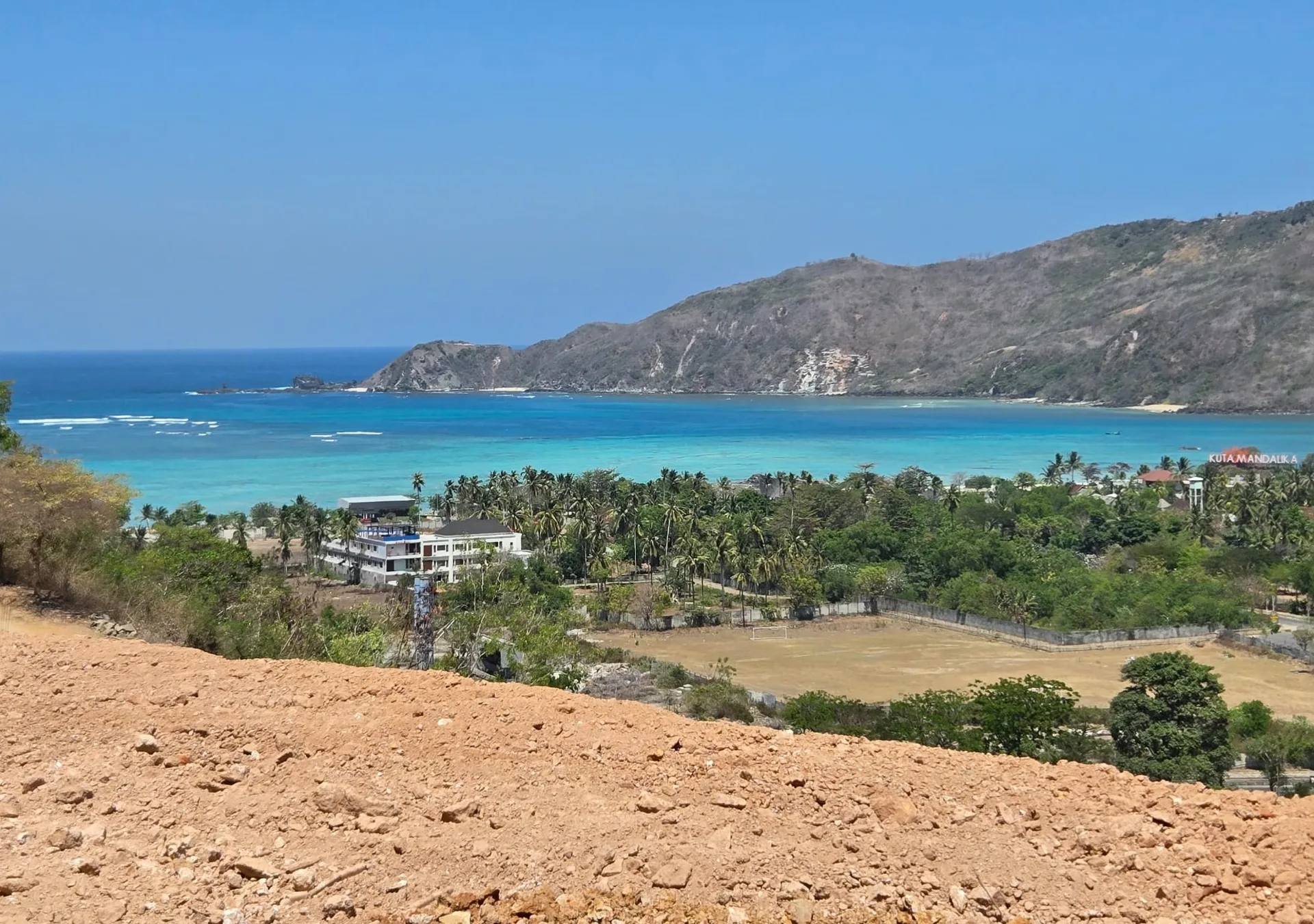 Panoramic Ocean View Land for Sale near Kuta Bay in Lombok