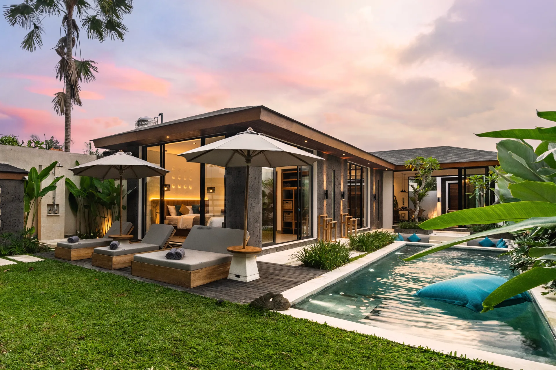 Modern Two-Bedroom Villa with Private Pool in a Tranquil Area of Ubud